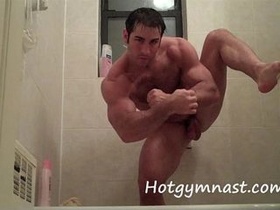 Showering Muscle Stud Working