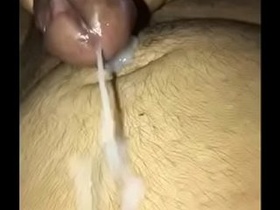 jerking off and cumming